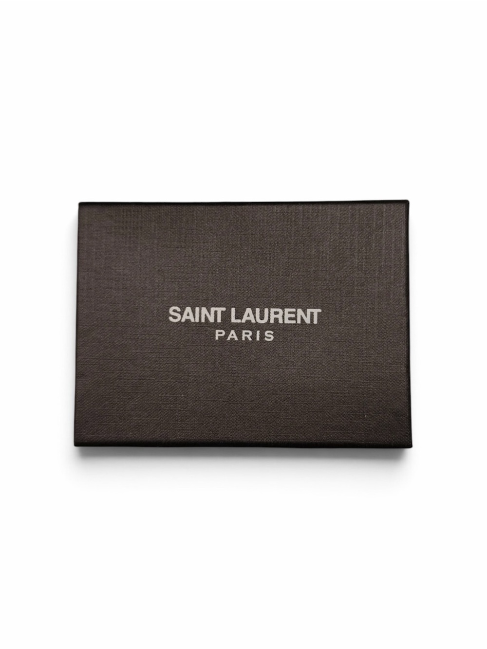 Saint Laurent Tan Card Holder with Gold YSL Logo - Picture 5 of 5